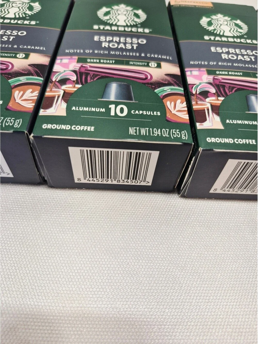 Starbucks Espresso Roast Coffee Pods by Nespresso-5 unopened boxes